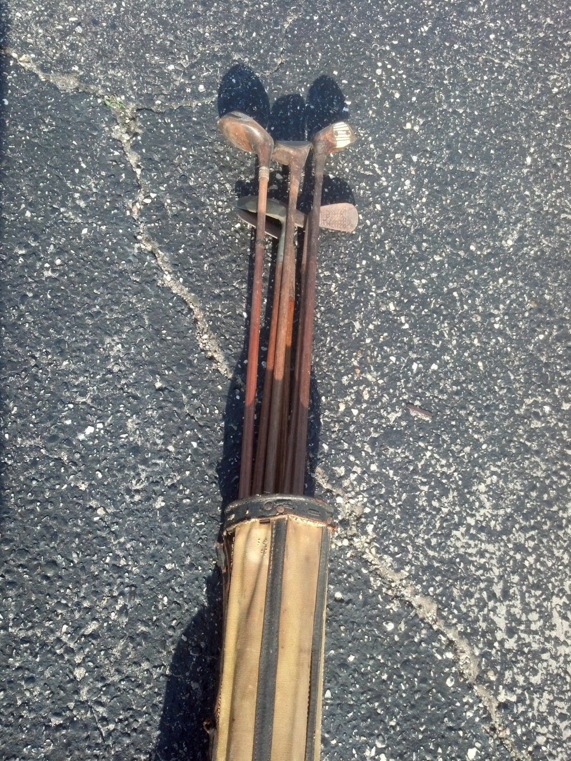 antique hickory shaft golf clubs by JunkmansBrother on Etsy