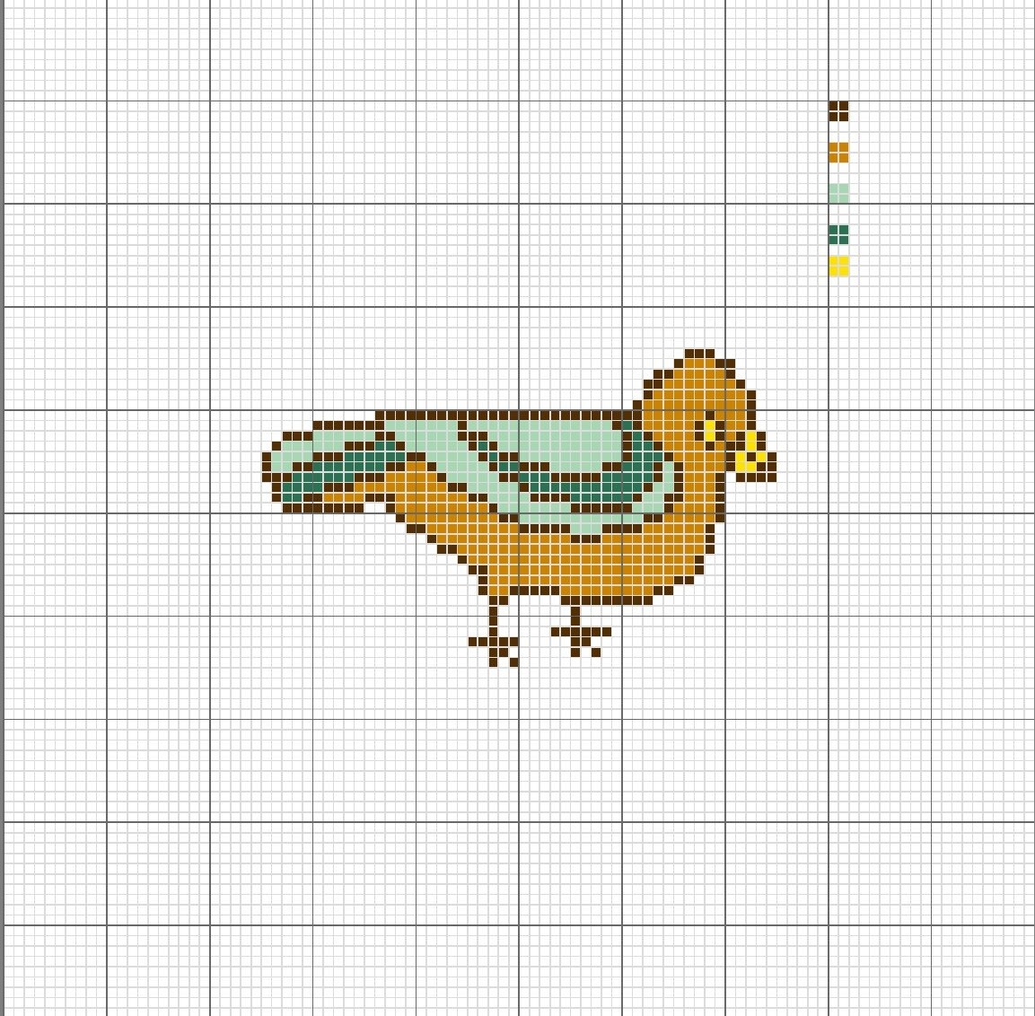 items-similar-to-cross-stitch-pattern-pdf-little-bird-on-etsy