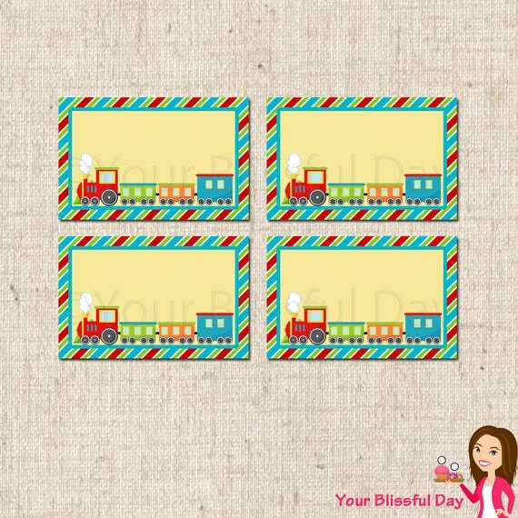 PRINTABLE Birthday Express Label Tents Il_570xn