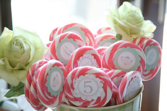 Printable Garden Tea Party Cupcake Toppers Il_570xn