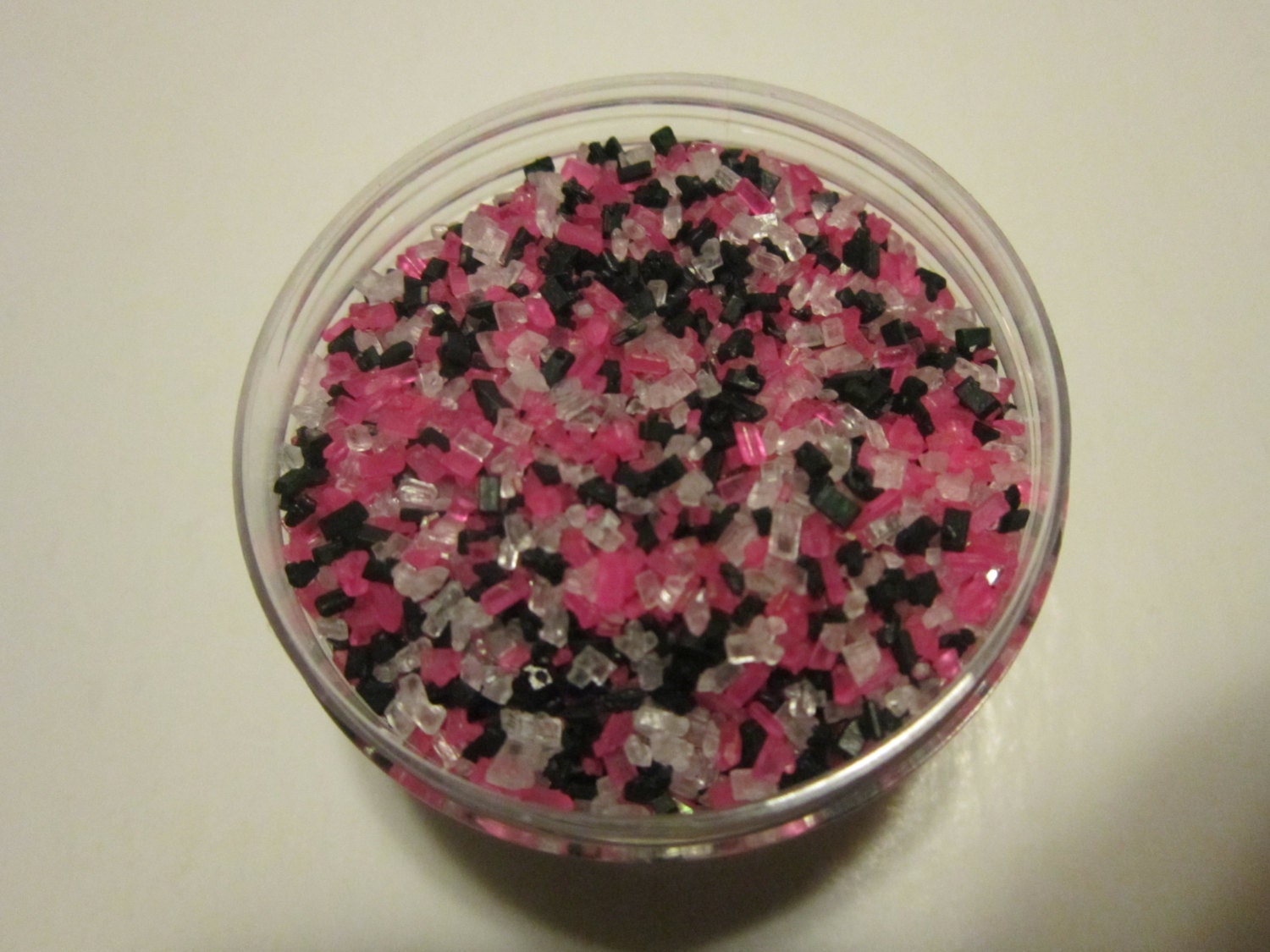 2oz Pink Black White Paris Diva Crystal Sugar Cake Cupcake Decorations Il_570xn