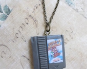 Nes Mario 2 cartridge necklace