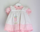 Vintage infant girls dress by cherubs 9 months