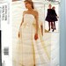Vogue 1583 Bridal Collection Pattern by Vera Wang Sheath Dress & Overskirt with Bodice, Length Variations Sz 8, 10, 12 Bust 31 1/2,- 34