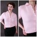 Vintage 1950s Sweater - Sweater Girl Pink Angora Pin Up Sweater by Darlene