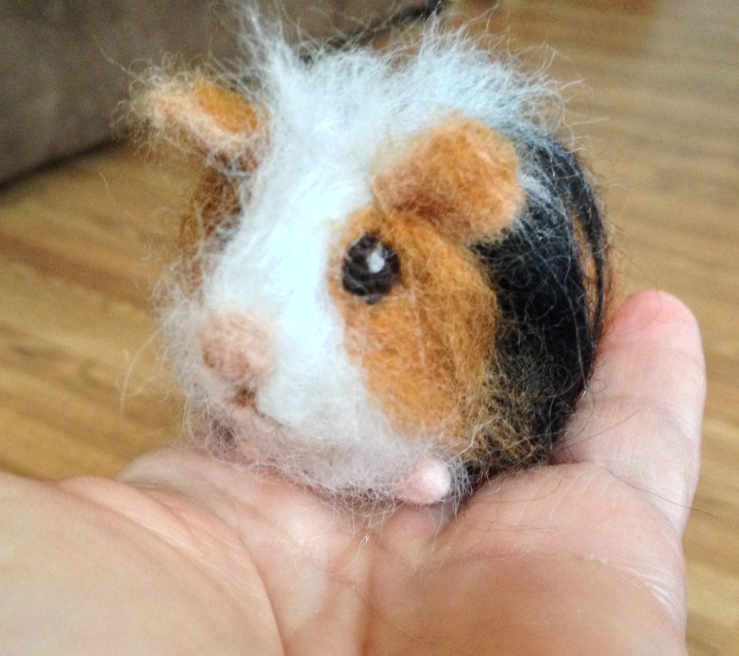 Needle Felted Guinea Pig by ClaudiaMarieFelt on Etsy