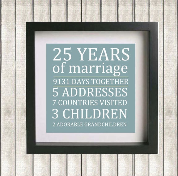 Printable Parent's Wedding Anniversary Custom by GotPaperDesigns