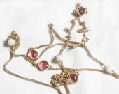 Vintage Goldtone Rope Necklace Marked Accessocraft