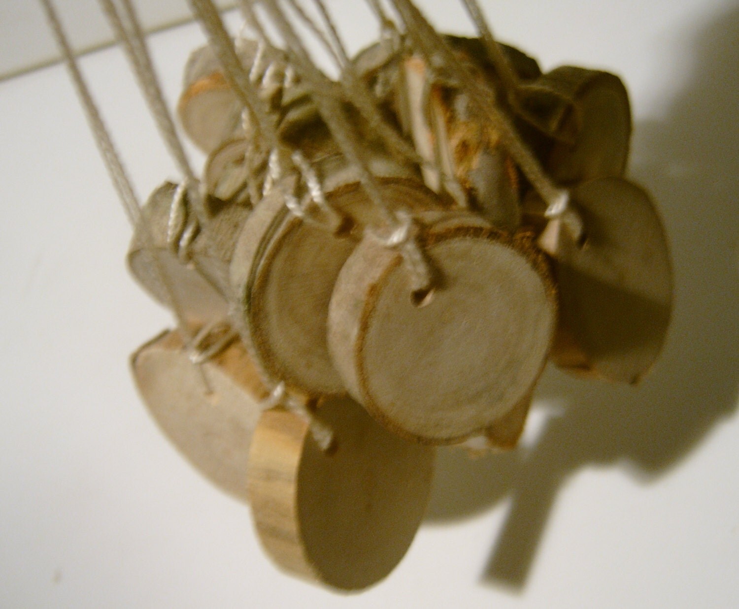 ... Hang Tag Blanks Unfinished Wood Tree Branch Slice 1 To 1.5 inch tags