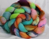 Hand Dyed Super fine Merino Top 4.5 oz