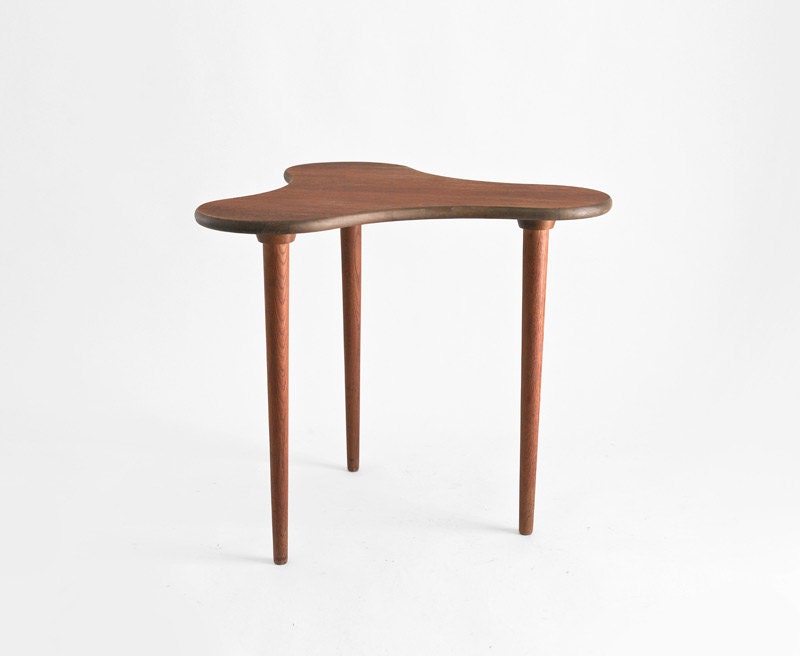 Vintage Teak Clover Coffee Table - Mid Century, Modern, Wood, Danish, Retro