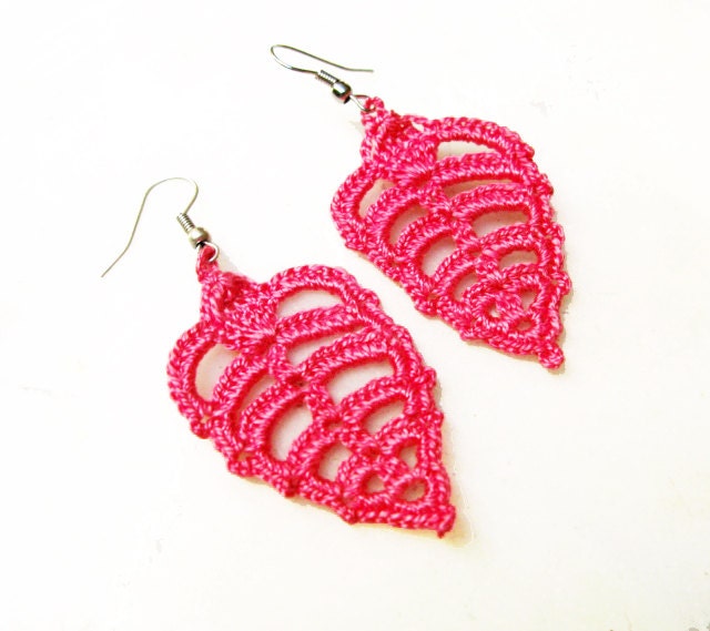 PDF Tutorial Crochet Pattern Dangle Earrings By Accessoriesbynez