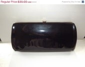 Sale Vintage 1950s Black Patent Leather Purse Clutch