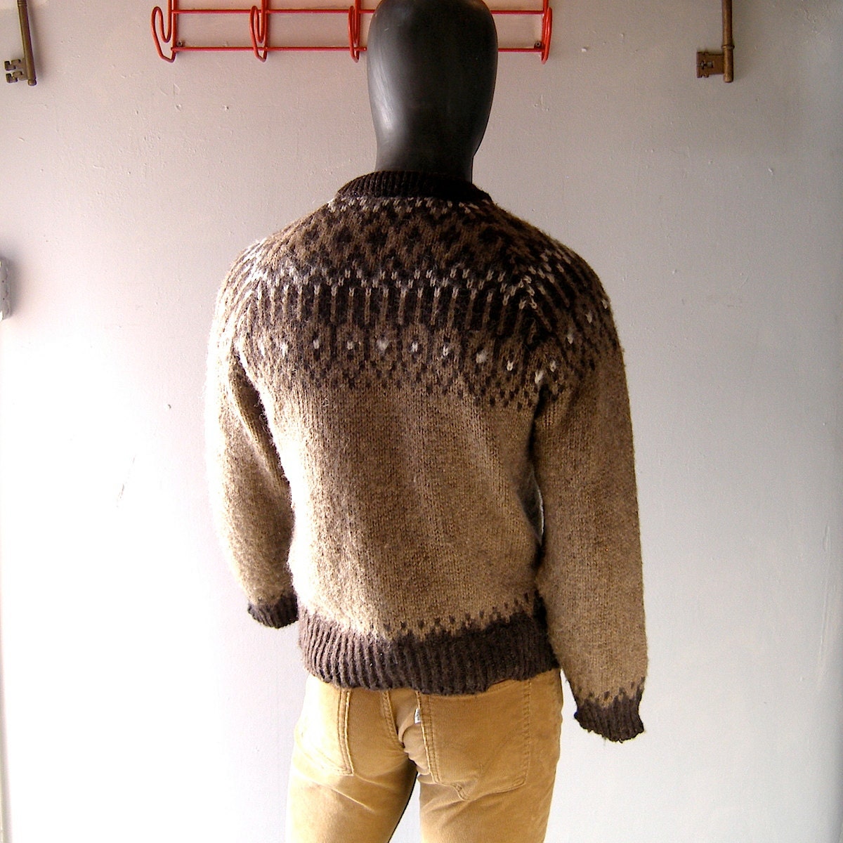 Men's Icelandic wool sweater Eskimo Knitwear by GreatGuyGifts