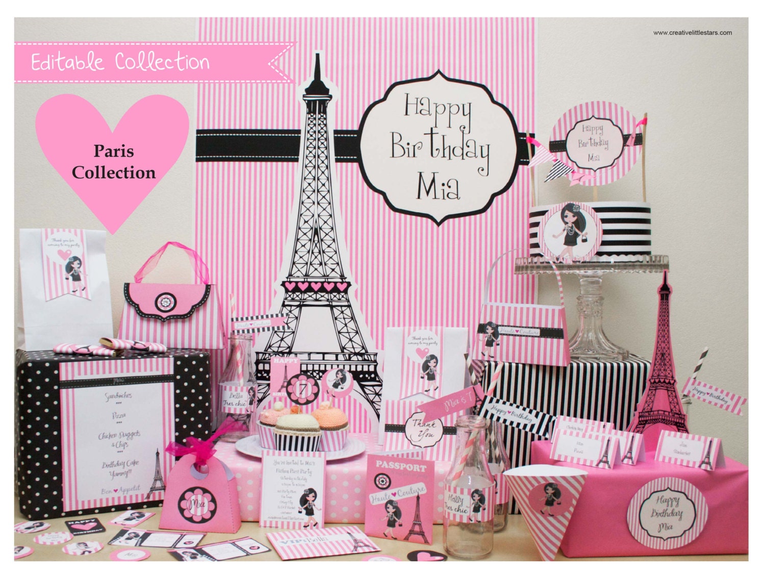 Paris Party Printable Mega Set Il_570xn