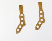 vintage wood wall hangings / old mercantile display / stocking displays