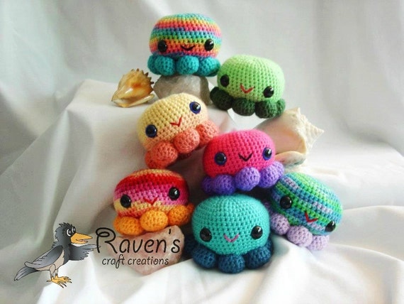 OctoSqueedle -Funds Diabetes Research Amigurumi Octopus toy