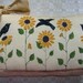 Primitive Crows & Sunflowers Tuck Bowl Filler Pillow Summer and Fall Decorating