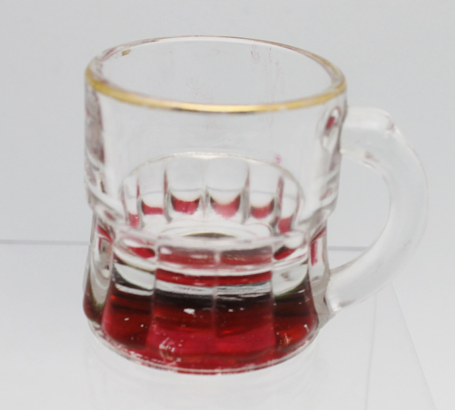Items similar to Old Vintage Shot Glass Small with Handle on Etsy