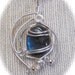 Labradorite & Silver Wire Wrapped Pendant