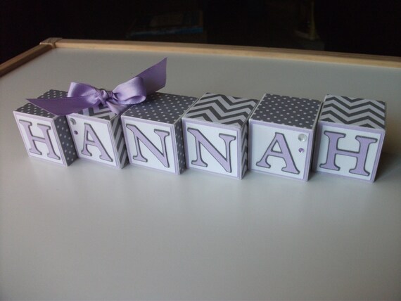 Wooden Name Blocks Baby Name Blocks Name Blocks by bitsyblocks