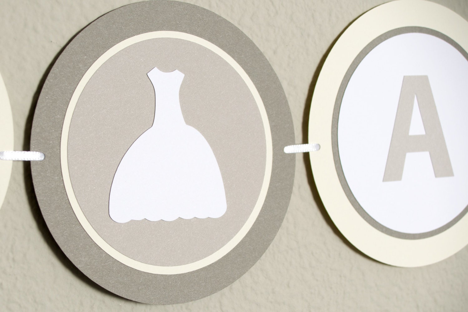 HAPPILY EVER AFTER Wedding Bridal Shower Banner Wedding Dress Il_570xn