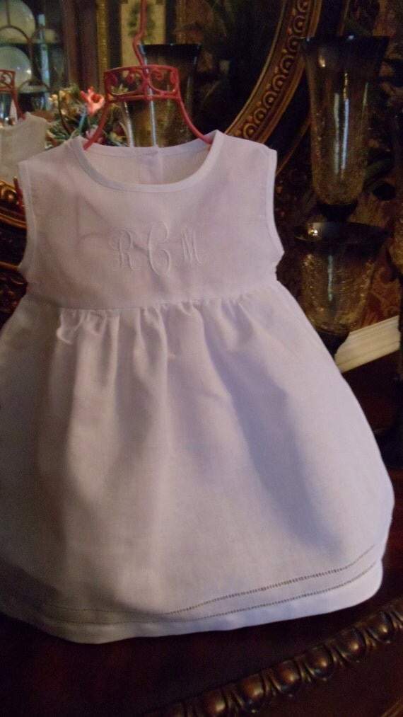 Items similar to Baby and Toddler Girl White Linen Dress with