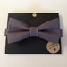 Grey  bowtie for pets