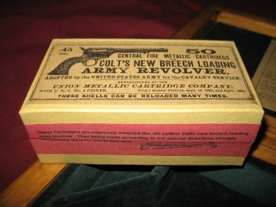 Authentic Replica Colt 45 Cal Cartridge Box by replicana on Etsy