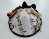 Musical theme violin fascinator