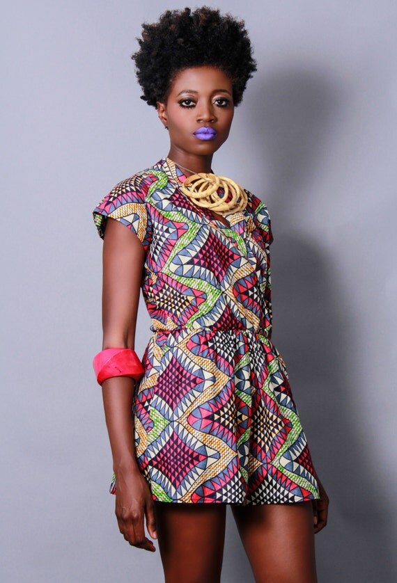 NEW The Tierra Romper 100% Holland Wax Cotton