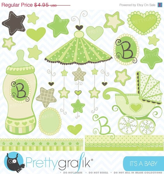 40% OFF SALE Baby clipart commercial use, vector graphics, digital clip art, digital images - CL387 Il_570xn