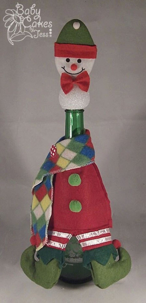 items similar to christmas wine bottle covers on etsy items similar to christmas wine bottle covers on etsy