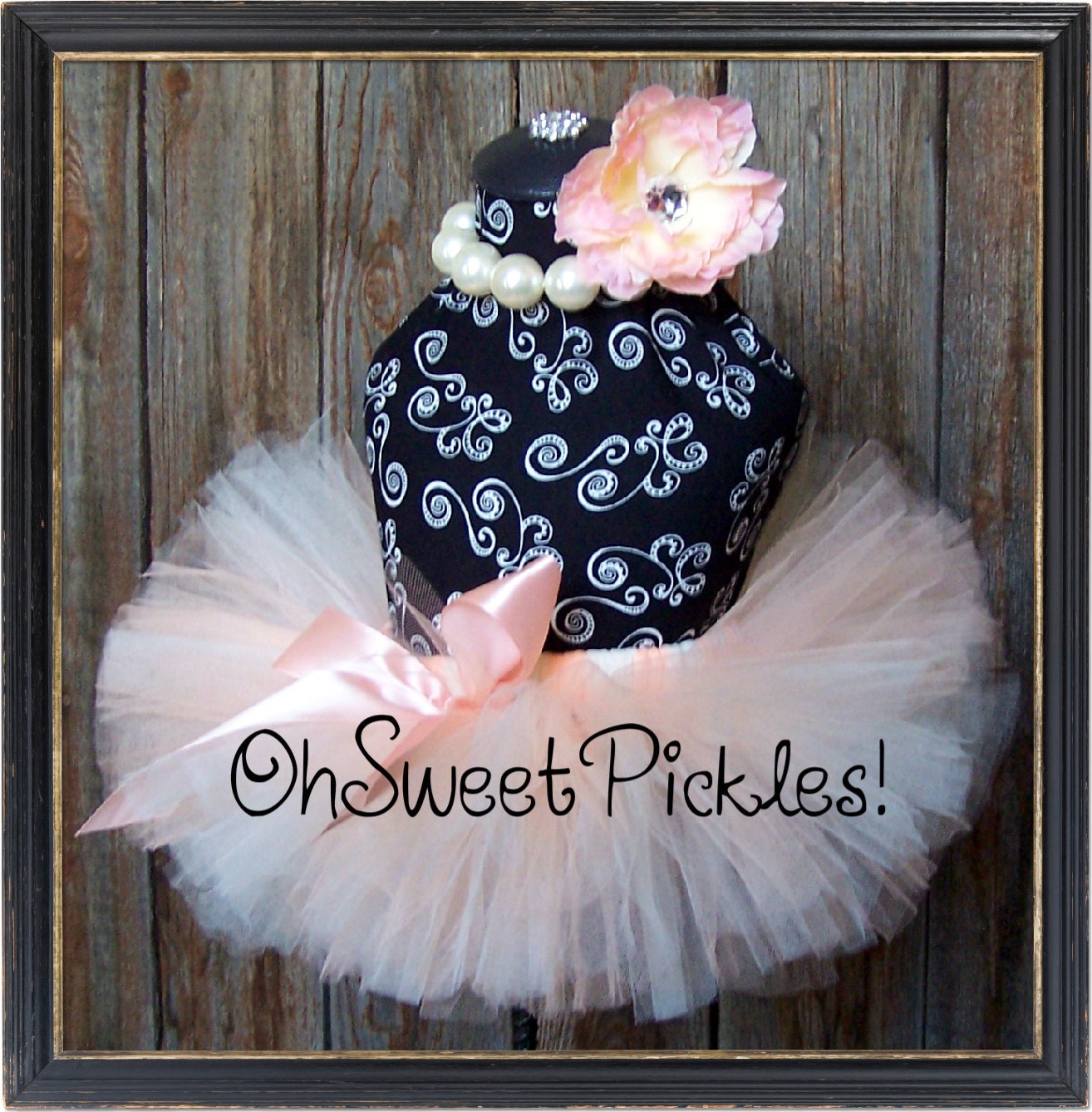 PEACH FIZZ - Includes Full Tutu Skirt With Satin Bow ONLY - Sizes 0, 3, 6, 9, 12, 18, 24 Months, 2t, 3t, 4t, 5t