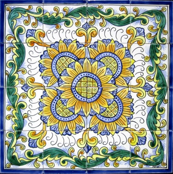 DECORATIVE MOROCCAN TILES Moroccan design mosaic by tunisiandecor