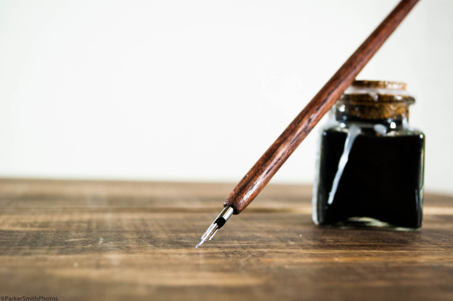 Handmade Oak Dip Pen Quill With Nib Writing / Drawing Tip - dailyjournals