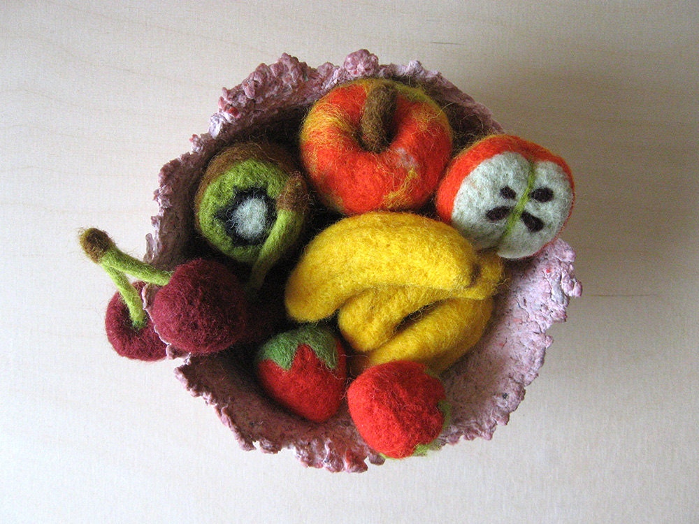 felted toy FRUITS for kids of all ages