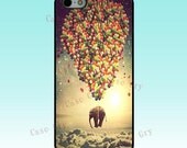 iphone 5 case iphone 5 cover - Elephant and balloons  iphone cover phone case iphone 5 skin - CaseDry