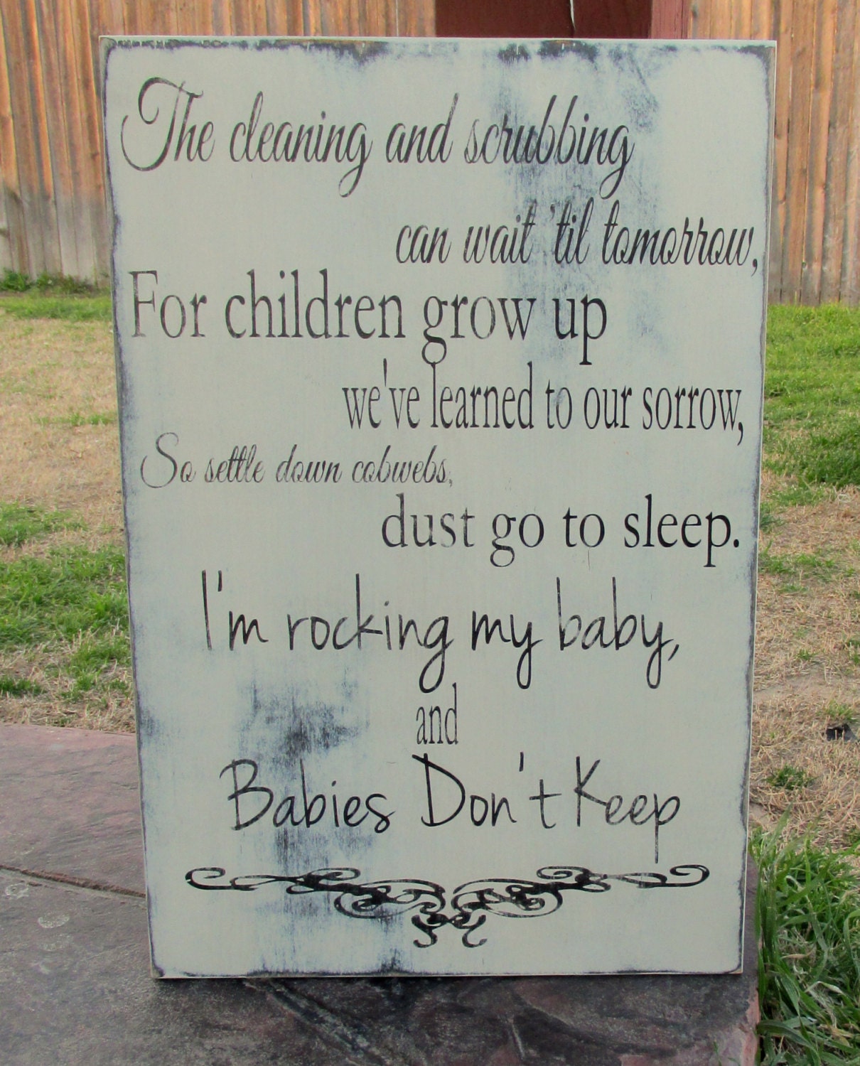 I'm Rocking my baby and Babies Don't Keep by HeritageDesignsTH