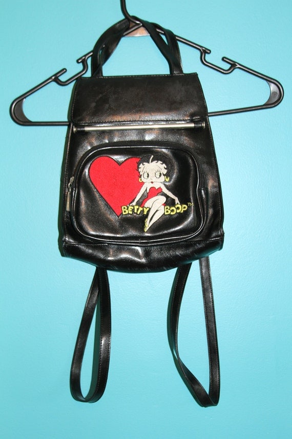 betty boop backpack purse