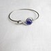 Bicycle Spoke and Evil Eye Bead Bracelet, Bicycle Jewelry, Bicycle Accessories