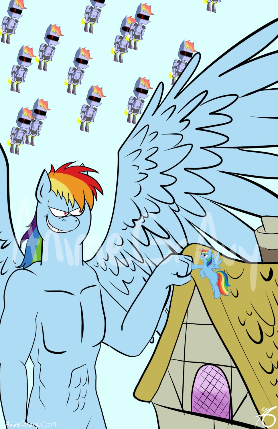 Items similar to 11x17 Rainbowdash Swag.mov on Etsy