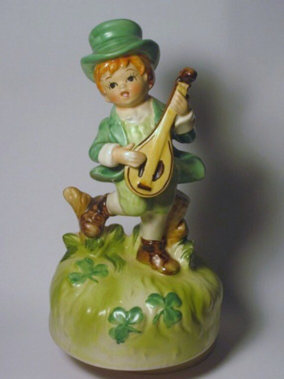 Vintage Lefton Irish Boy porcelain figurine by BrilbunnySelections