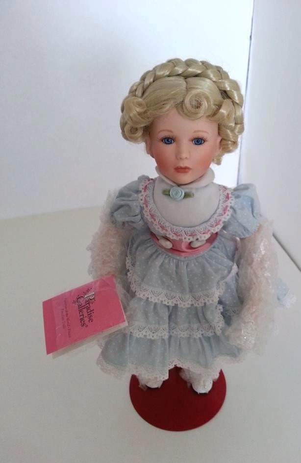 Vintage - Paradise Galleries Porcelain Doll - Collectable Reserved for Woodpen