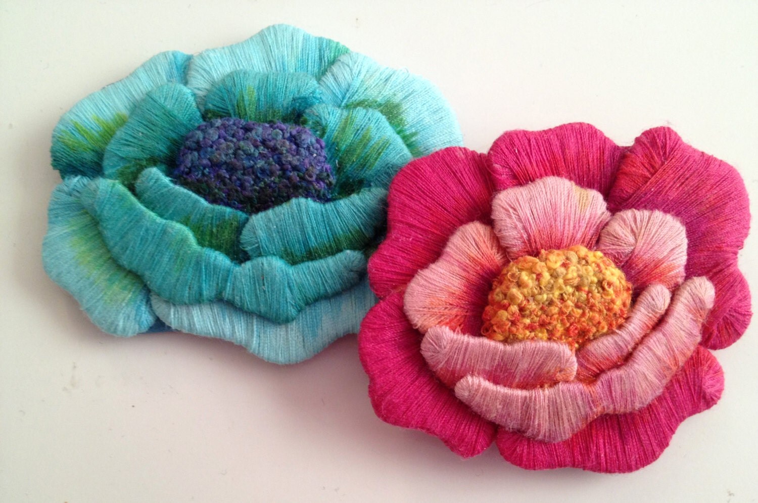 Thread Flower Jewelery (Custom order) Etsy finds