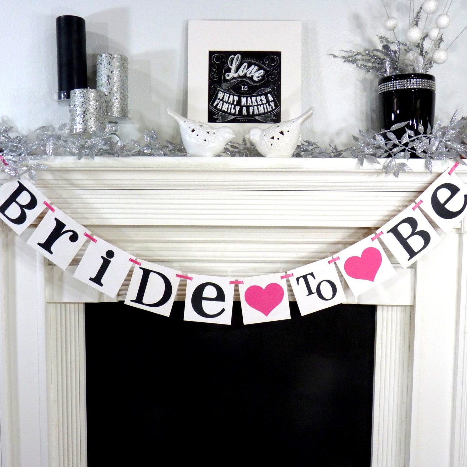 Bridal Shower Banner/ Bridal Shower Decorations/ by BannerCheer