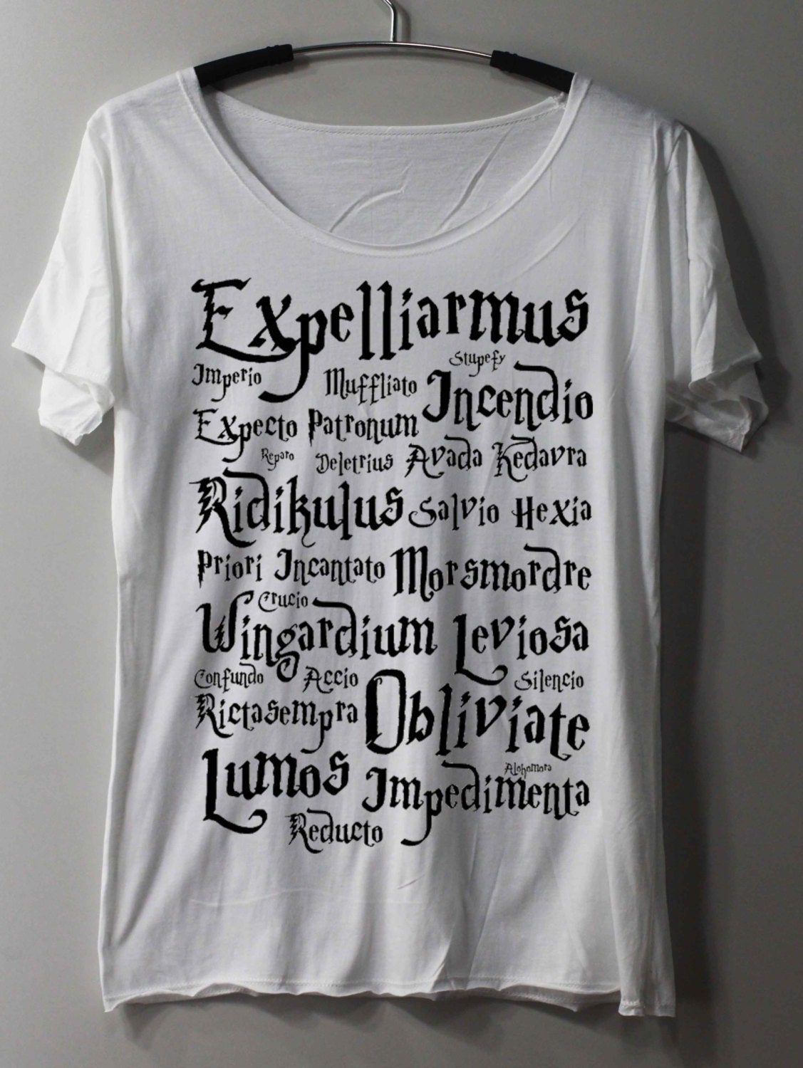 Harry Potter Spell Shirt Magic Spell Shirts By ThinkingGallery