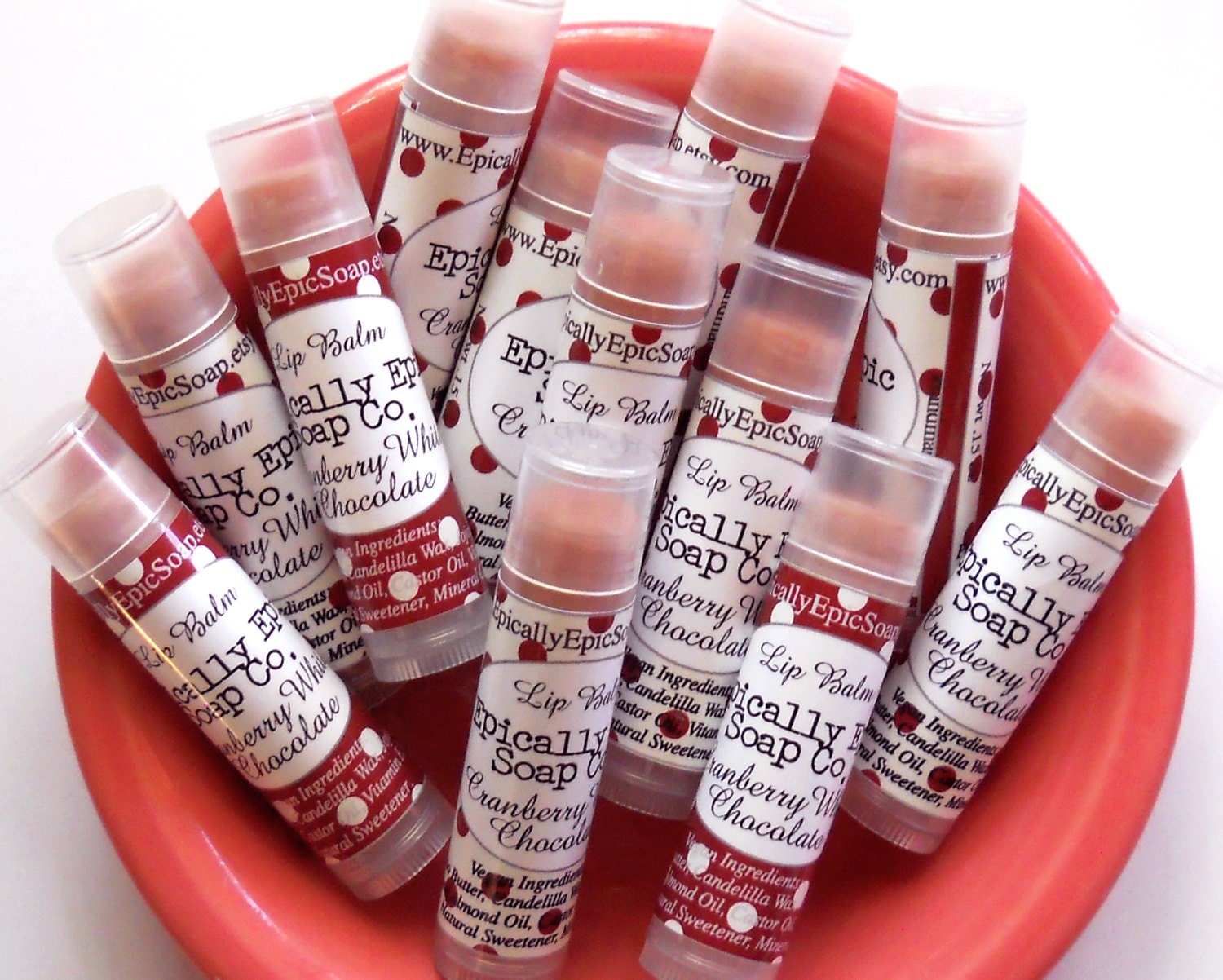 NEW Cranberry White Chocolate Epic Vegan Lip Balm