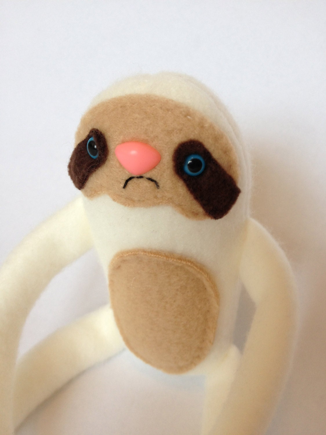 sloth cat toy