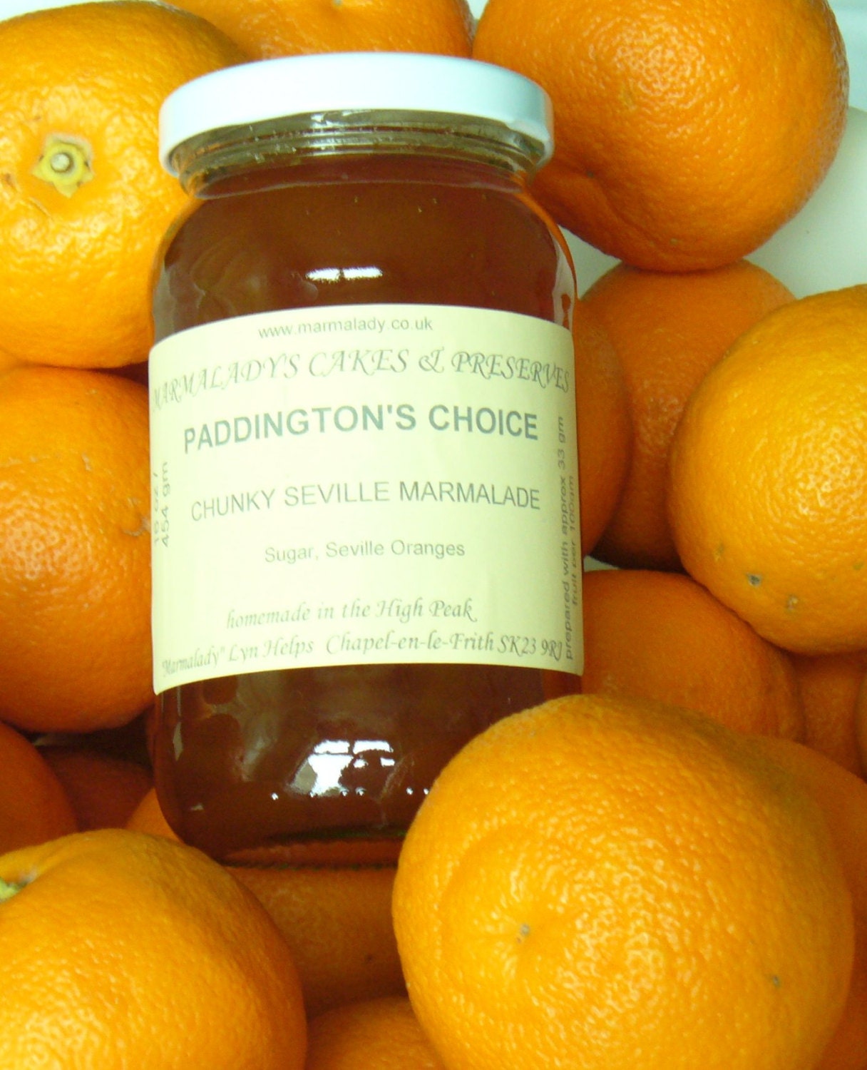 Orange Marmalade PADDINGTON'S CHOICE Chunky Seville by Marmalady
